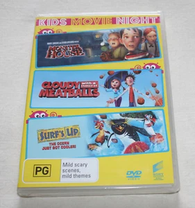 Monster House / Cloudy With A Chance Of Meatballs / Surfs Up DVD 3 Movie Set - Picture 1 of 1