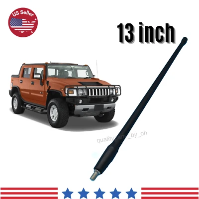13" Car Replacement AM/FM Black Radio Aerial Antenna For Hummer H2 2004-2009 - Image 1 of 2