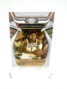 2020-21 Certified Anthony Edwards Rookie Gold Team Timberwolves RC Investment - Bild 1 von 6