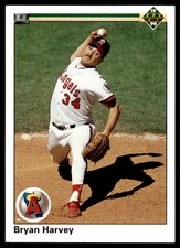1990 Upper Deck #686 Bryan Harvey California Angels