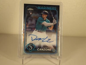 2024 Topps Chrome Logofractor Dominic Canzone RC Auto #RCA-DCA Mariners - Bild 1 von 2