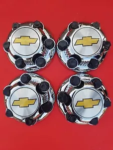 4pcs new.Chevy Silverado 1500 Tahoe Replacement 6Lugs Center Caps 5129c 16"&17" - Picture 1 of 4