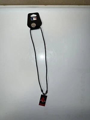 Boston Red Sox Cord Necklace with Logo Charm MLB Licensed Jewelry - Image 1 of 3