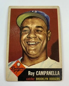1953 Topps Baseball Single #27 Roy Campanella (VG-EX) EO2 - Imagen 1 de 2