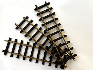 ASTER HOBBY Original G gauge model railroad track set of 3 - Picture 1 of 9