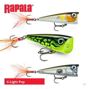 Rapala X-Light Pop Lures - Pike Perch Chub Zander Trout Predator Fishing Tackle - Picture 1 of 17