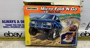 Matchbox Micro Fold ‘N Go 3-D Race Park NEW Vintage Car RACE TRACK PLAY AREA NEW - Picture 1 of 5