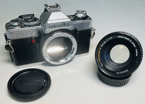 Minolta XG7 Film Camera Body w/MD Rokkor-X 50mm 1:1.7 Lens PARTS/REPAIR - Picture 1 of 16
