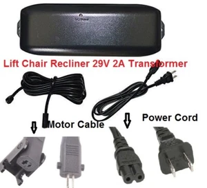 Okin Pride Power Recliner Lift Chair Power Supply 29V2A Transformer for Medlift - Picture 1 of 12