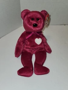 Gorro bebé Ty Valentina el oso rojo 1999 con etiquetas - Imagen 1 de 11