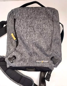 Zion Bags Tract Messenger Bag Shoulder Bag with Rain Cover -12x9x3 -Padded -Gray - Picture 1 of 10