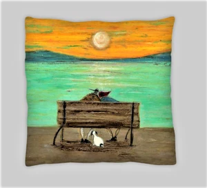 Sam Toft Style Double Sided Cushion Covers 45x45cm 18X18 - Picture 1 of 2