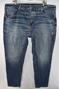 New American Eagle Athletic Fit EasyFlex Stretch Blue Jeans Mens Size 42x32 - Picture 1 of 10