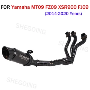 For Yamaha MT09 FZ09 XSR900 FJ09 Slipon Motorcycle Exhaust Full System 2014-2020 - Picture 1 of 7