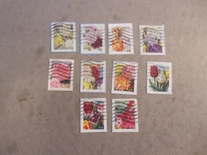 USA Used, 2016 Issue, Botanical Art (Set of 4), Scott #5042-51. - Picture 1 of 1