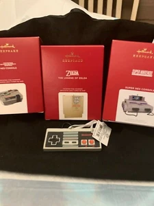 Hallmark Nintendo Christmas tree ornaments. CHRISTMAS 2024 IS NEAR (5) TOTAL!!! - Bild 1 von 7