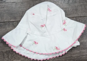 Baby Girl Clothes New Gymboree 0-12 Month Pink Flamingo Island Fun Sun Hat - Picture 1 of 2