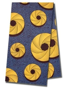 High Quality African Cotton Fabrics Ankara Wax Fabric Beautiful Colours 6 Yards - Picture 1 of 4