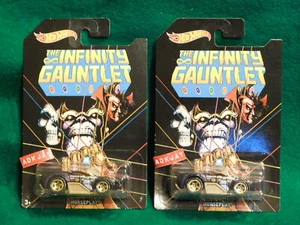 Hot Wheels 2018 ~ The Infinity Gauntlet ~ Thanos ~ Juego de caballos ~ 2 autos - Imagen 1 de 10
