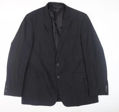 Kenneth Cole Reaction Black Blazer Men's 48L - Image 1 of 4