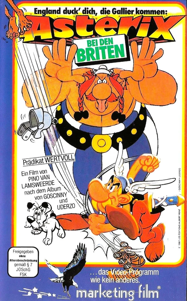 VHS ASTERIX BEI DEN BRITEN René Goscinny & Albert Uderzo Marketing Film RAR - Bild 1 von 1