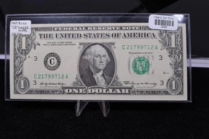 1969 $1., F.R.N. "CA" Radar Note, Crisp UN-Circulated. Store #4686 - Picture 1 of 2