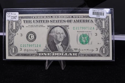 1969 $1., F.R.N. "CA" Radar Note, Crisp UN-Circulated. Store #4686 - Image 1 of 2