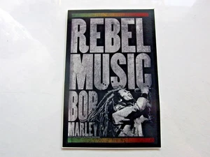 Pegatina de música rebelde Bob Marley Zion Rootswear 2009 Reggae Rasta 3,75"x5,75" - Imagen 1 de 3
