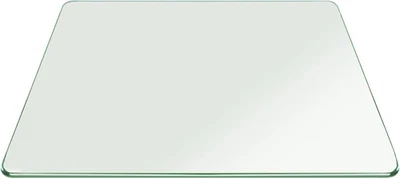 27-дюймовый квадратный закаленный толстый карандаш толщиной 3/8 дюйма с сенсорными углами стеклянная столешница, - Изображение 1 из 3