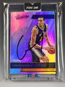 Rudy Gobert Signed 2015-16 Panini Absolute Gold 5/10 FINE-INK AUTO  - Picture 1 of 9