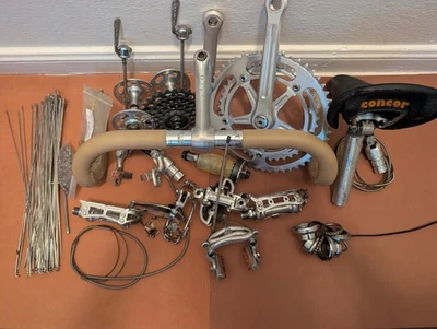 Vintage Campagnolo Nuovo Record Groupset - Image 1 of 4