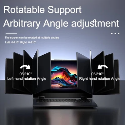 Face Recogniti 16 pollici 3 schermi pieghevole i7 computer portatile 32G RAM 1TB SSD Win11 computer - Immagine 1 di 4