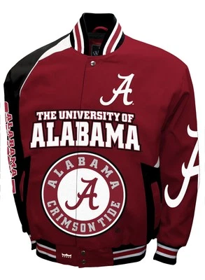 Jaqueta de Sarja Alabama Crimson Tide Franchise Club Spirit - Carmesim - Imagem 1 de 3