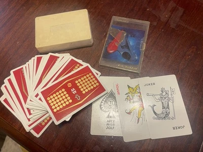 Винтажная колода игральных карт 70-х Nintendo японская игра с чехлом карта Co - Изображение 1 из 4