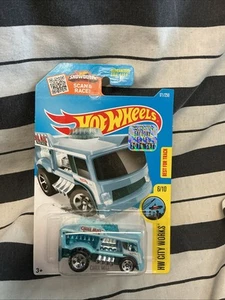 2016 Hot Wheels HW City Works #6/10, Chill Mill, Light Blue, Collector #171/250 - Picture 1 of 3