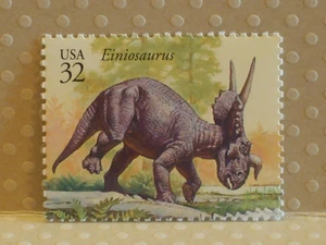 EINZELNE postfrische 32c Briefmarke - Die Welt der Dinosaurier - Der Einiosaurus - Nr.  3136j - Bild 1 von 1