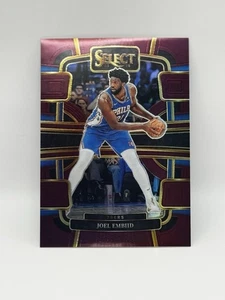 2023-24 Select PRIZM #4 JOEL EMBIID /175 Maroon SP - 76ers - Jersey # - Picture 1 of 2