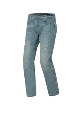 BELA Drifter Uomo Pantaloni Urbano Turismo Moto Jeans CE Approvato Blu scuro 32L - Immagine 1 di 2