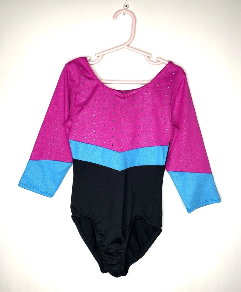 Leotardo estilo libre Danskin activo atlético gimnasia baile | niña talla 7/8 Foto 1 de 3