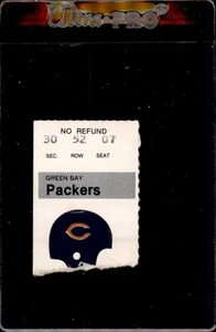 Green Bay Packers Chicago Bears 9/7/80 Ticket Stub Chester Marcol Overtime TD - Picture 1 of 2