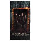 Supernatural Fire Frame Officially Licensed Beach Towel 30"x60"
