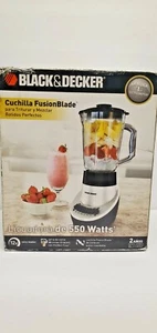 NOS BLACK & DECKER Cuchilla FusionBlade 12 Geschwindigkeiten Mixer ~ 48 Unzen Glas ~ 550 Watt - Bild 1 von 6