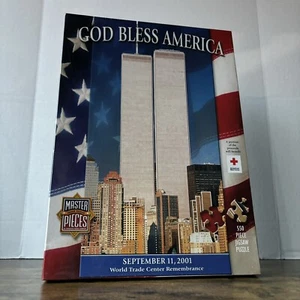 Twin Tower New York City Puzzle 500 Piece September 11 World Trade Center New - Picture 1 of 9