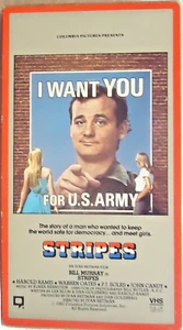 VHS Stripes I Want You For US Army Bill Murray John Candy - Picture 1 of 2