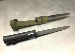Belgian FN Type C  Bayonet  Scabbard With Early Original Canvas Web Frog - Picture 1 of 9