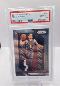 2018-19 Panini Prizm #78 Trae Young Atlanta Hawks Rookie RC ๐ PSA 10 ๐Fast S&H - Picture 1 of 1