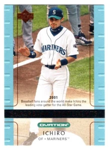 ICHIRO MARINERS 2002 UPPER DECK OVATION #91 - Picture 1 of 1