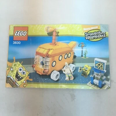 LEGO SpongeBob SquarePants Bikini Bottom Express 3830 Instruction Manual Only - Image 1 of 3
