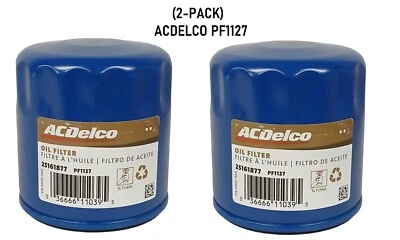 (PACOTE COM 2) Filtro de óleo de motor giratório genuíno ACDelco PF1127 GM equipamento original - Imagem 1 de 4