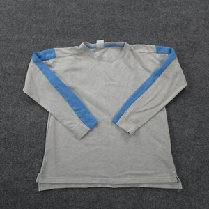 Nike Sweatshirt Boys Extra Large Grey Yoga Therma Fit Casual Crew Pullover Logo - Picture 1 of 10